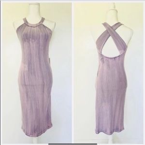 Young Fabulous & Broke Cross Back Midi Dress